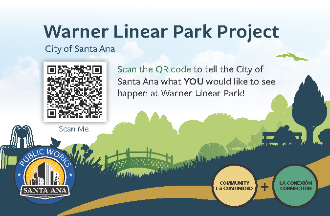 Warner Avenue Linear Park Open Space Park Survey English 2_23_2024