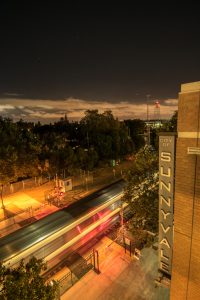 night view of Sunnyvale