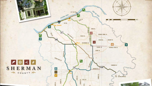 Sherman County Travel Map