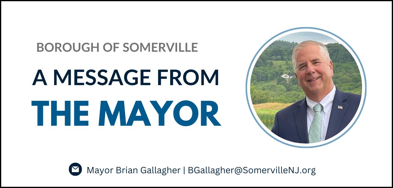 A message from the mayor