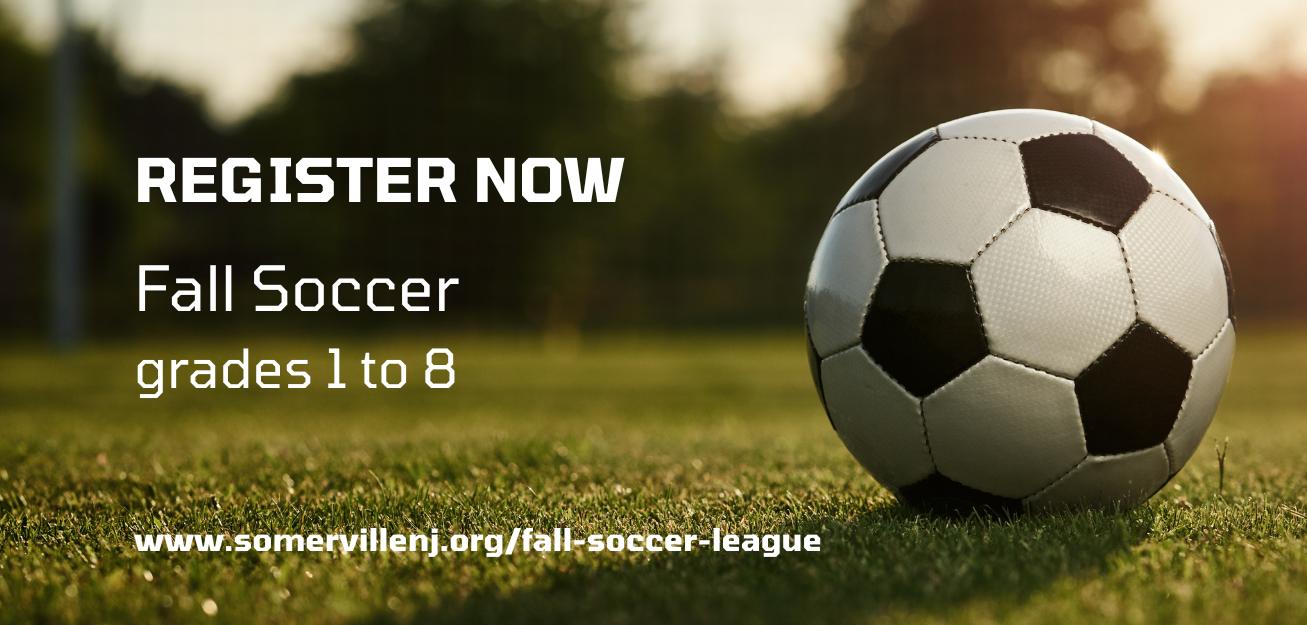 Register now for fall soccer, grades 1 to 8