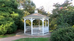 The gazebo at Ellsworth Van Fleet Gardens