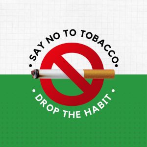 say no to tobacco graphic