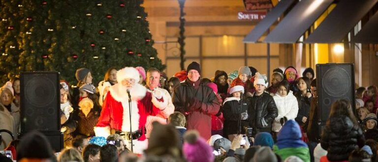 Santa Claus at the Holiday Jubilee