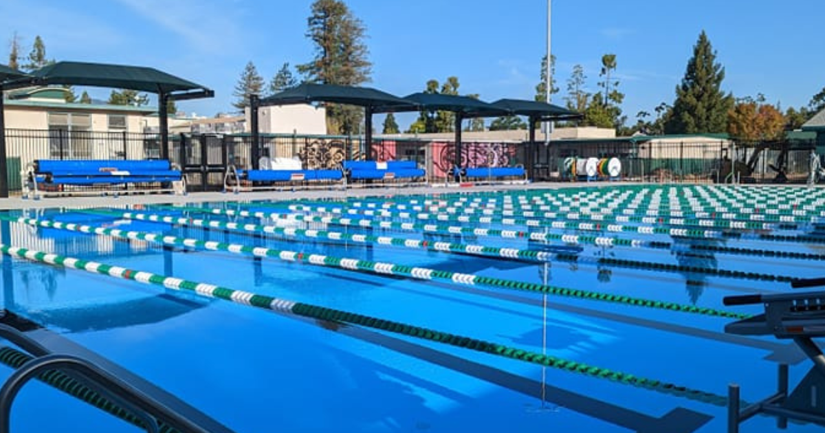 A lap pool.