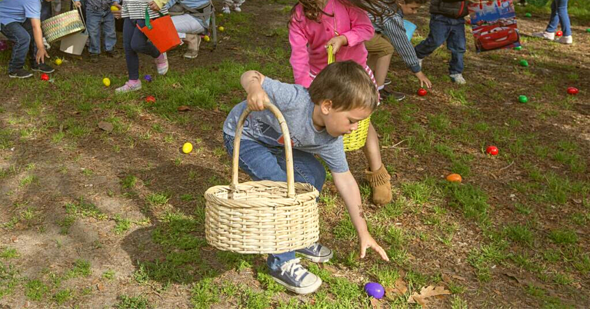 preschool easter egg hunt