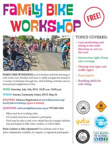 Sonoma Family Bike Workshop