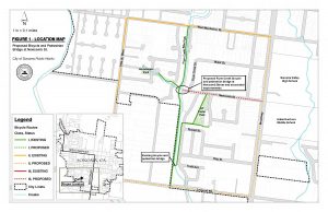 Fryer Creek Pedestrian and Bicycle Bridge Project Map (Full Size)