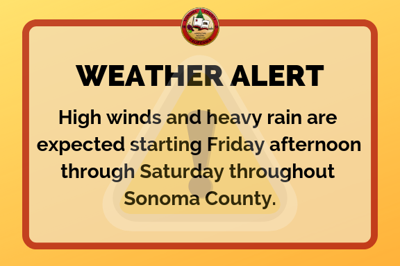 COUNTY OF SONOMA WEATHER ALERT