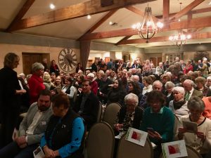 A View of the Audience at the 2019 Alcaldessa Reception at Ramekins Culinary School, Event Center & Inn