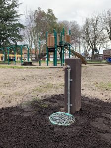 The New Water Spigot at "The Big Kid's Playground" on the Sonoma Plaza