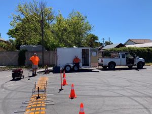 New Speed Bump at Casa Grande Parking Lot