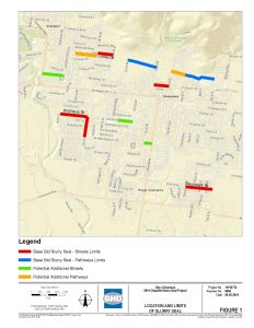 Map of Proposed Project Limits for 2019 Citywide Slurry Seal Project
