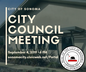 City Council Meeting, Wednesday, September 4th