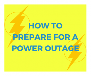 How to prepare for a power outage