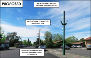 Rendering of Proposed Verizon Wireless Small Cell