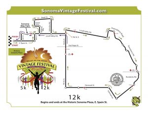 Vintage Festival 12K Race Route