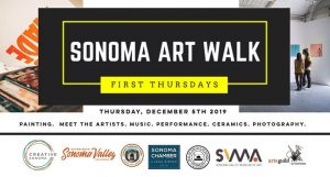 Sonoma Art Walk, First Thursdays, December 5th