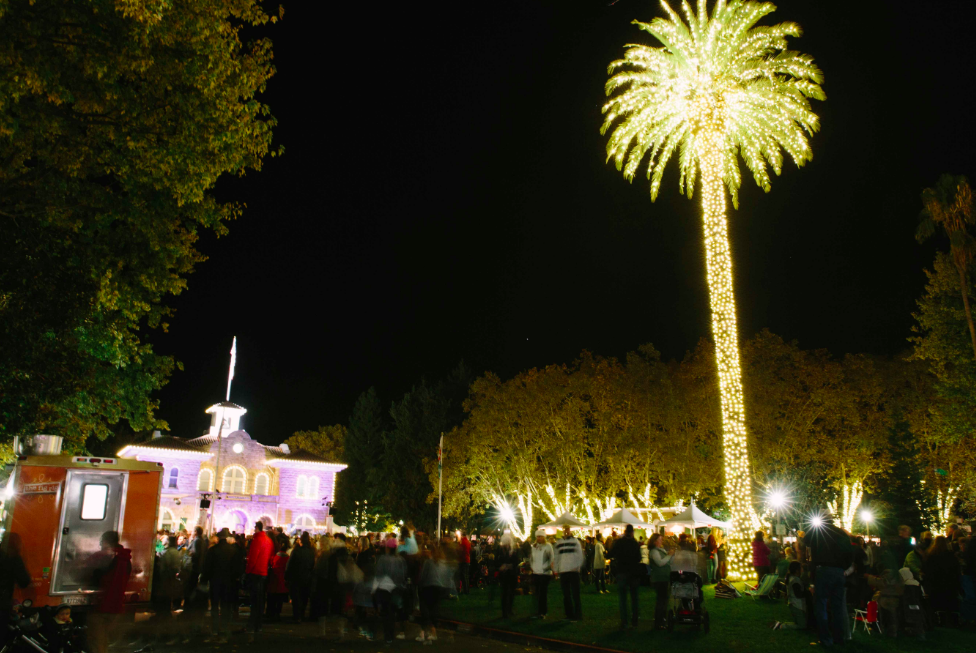 Lighting of the Sonoma Plaza