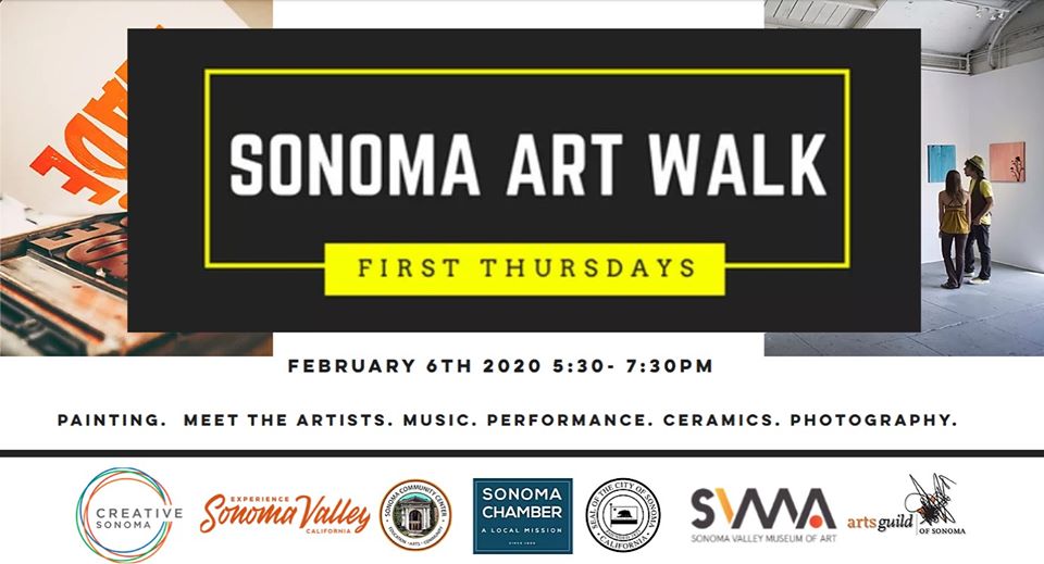 Sonoma Art Walk, February 6th