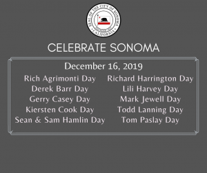 Celebrate Sonoma - December 16th, 2019