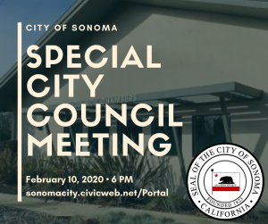 Special City Council Meeting, February 10, 2020