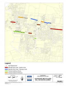 Slurry Seal Project Map