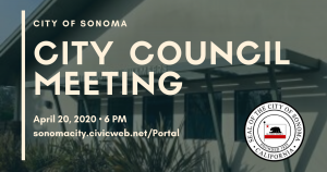 City Council Meeting, April 20, 2020