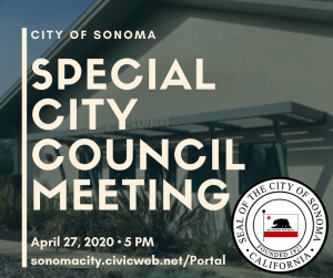 Special City Council Meeting 4/27/2020