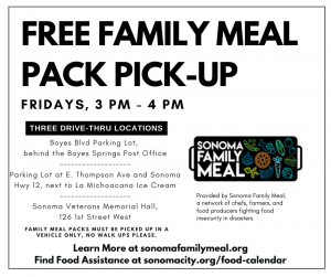 Free Family Meal Pack Pick-Up