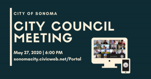 City Council Meeting, May 27th, 6pm