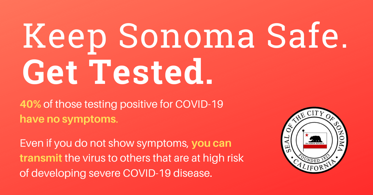 Keep Sonoma Safe, Get Tested