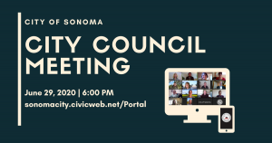 City Council Meeting, Monday June 29th