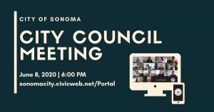 City Council Meeting June 8th, 6pm