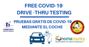 Free Covid-19 testing in Sonoma Valley