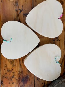 Blank Hearts Ready for Distribution