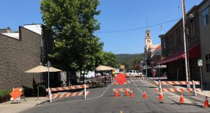 Partial 1st St E Road Closure.