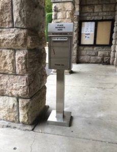 New Drop Box Installed at City Hall