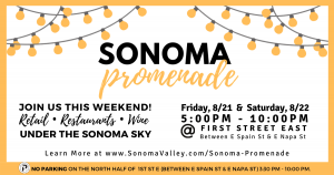 sonoma promenade starts this weekend