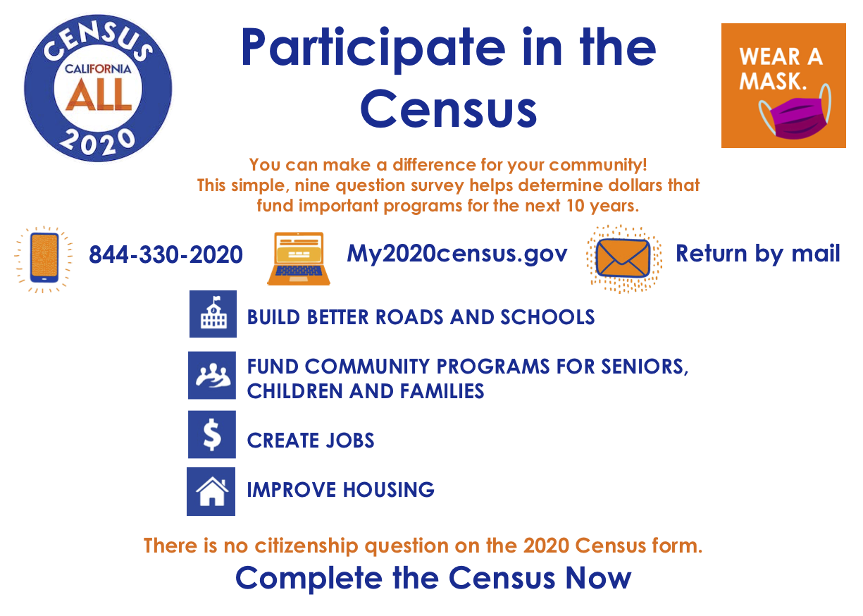 Participate in the census