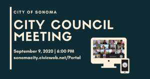 City Council Meeting, September 9th