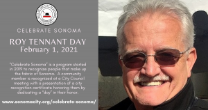 Celebrate Sonoma - Roy Tennant Day is February 1st