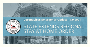 State Extends Regional Stay at Home Order