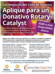 Rotary Grants, Spanish