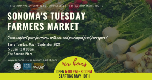 Sonoma's Tuesday Farmers Market