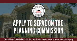 Apply to Serve on the Planning Commission