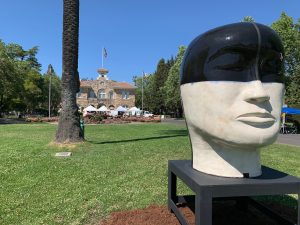 A delicate balance art exhibition at the Sonoma Plaza