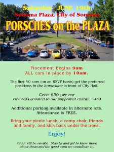 Porsches on the Plaza flyer