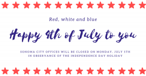 Closed July 5th for Independence Day