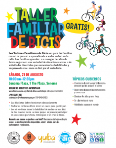 Bike Workshop Flyer, Spanish